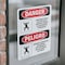 Signmission 7 in H x 5 in W, Vinyl Decal, Rectangle, Confined Space Do Not Enter Bilingual OS-2PACK-DS-D-57-VS-1083 - alternate 5